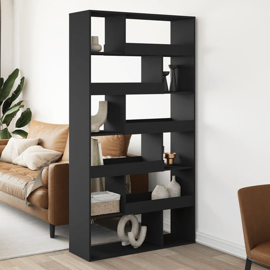 Bokhylle Svart 100x33x187,5 cm