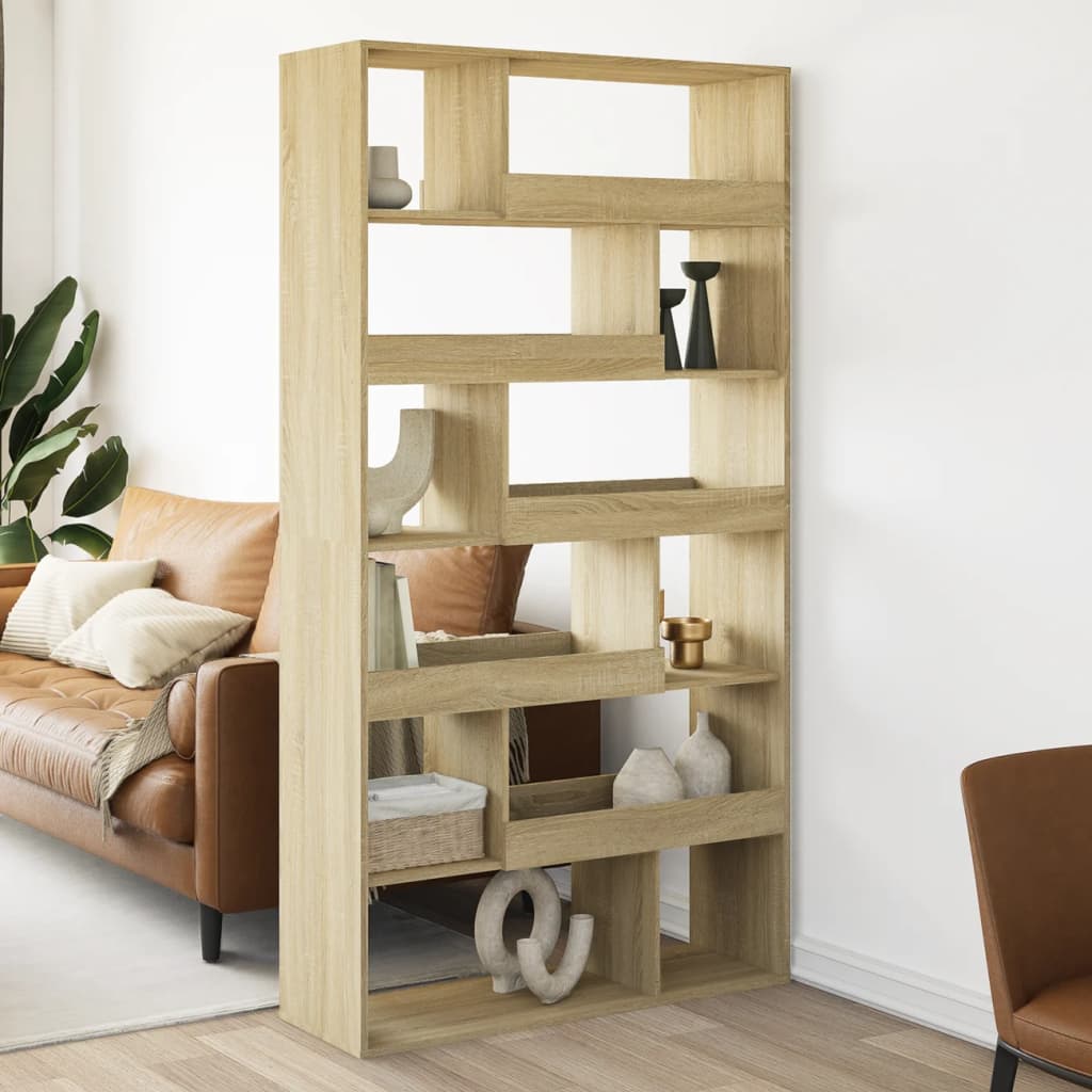 Bokhylle Sonoma Eik 100x33x187,5 cm
