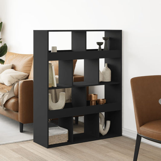 Bokhylle Svart 100x33x125,5 cm