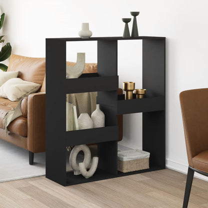 Bokhylle Svart 100x33x115 cm