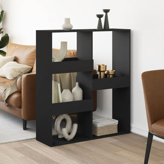 Bokhylle Svart 100x33x115 cm