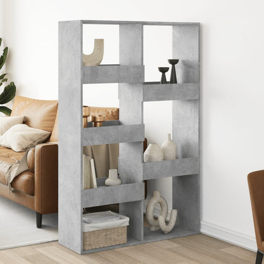 Bokhylle Betonggrå 100x33x155,5 cm