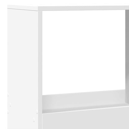 Bokhylle Hvit 100x33x175 cm