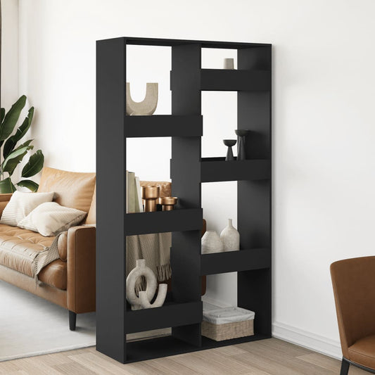 Bokhylle Svart 100x33x175 cm