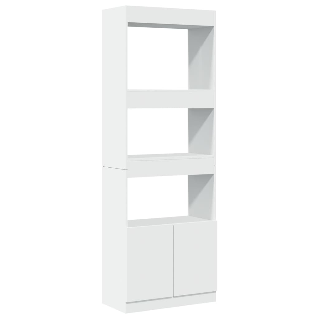 Skap Hvit 63x33x180 cm