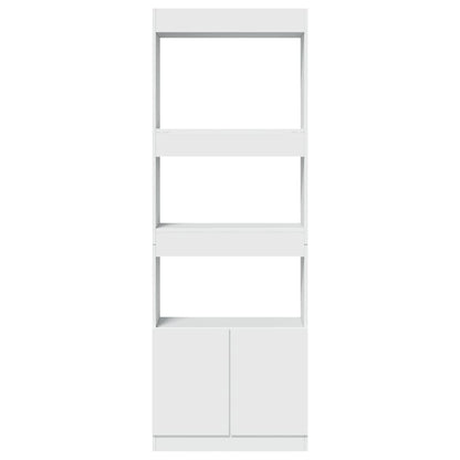 Skap Hvit 63x33x180 cm