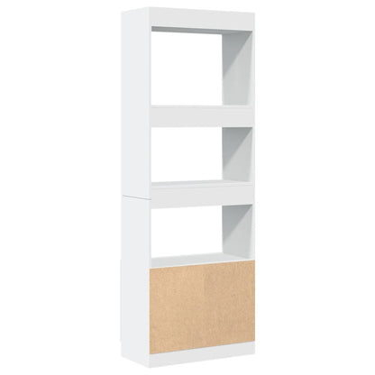 Skap Hvit 63x33x180 cm