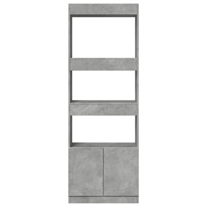 Skap Betonggrå 63x33x180 cm