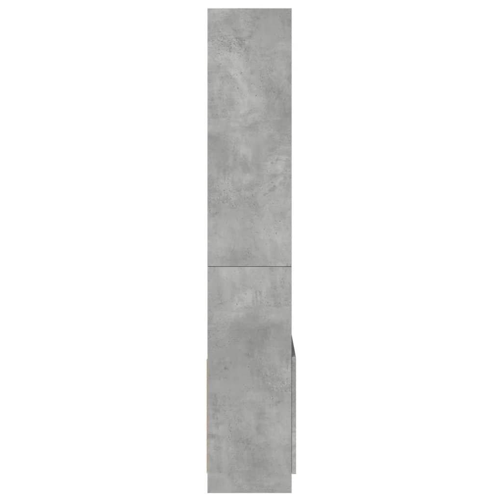 Skap Betonggrå 63x33x180 cm