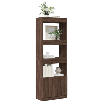 Skap Brun Eik 63x33x180 cm