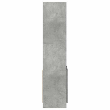 Skap Betonggrå 92x33x140 cm
