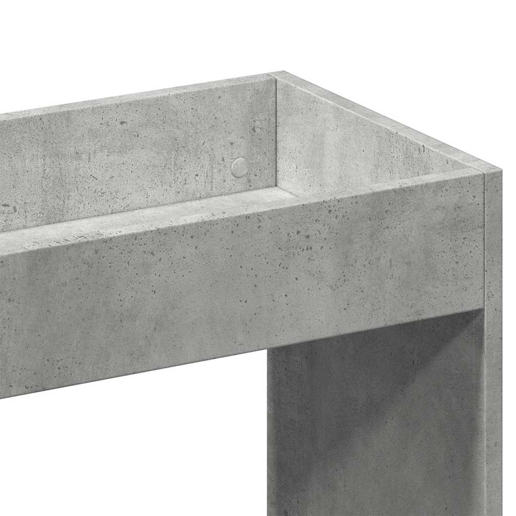 Skap Betonggrå 92x33x140 cm