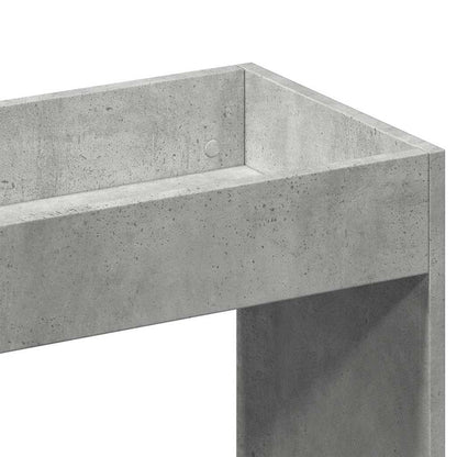 Skap Betonggrå 92x33x140 cm