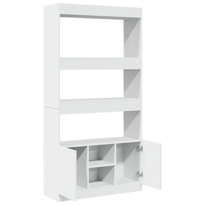 Skap Hvit 92x33x180 cm