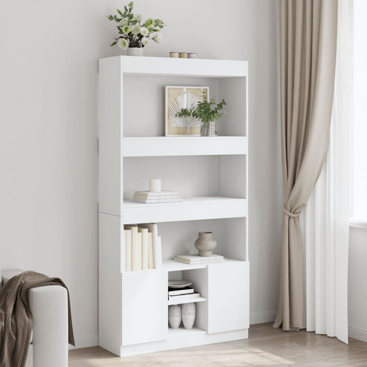 Skap Hvit 92x33x180 cm