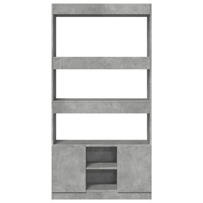 Skap Betonggrå 92x33x180 cm