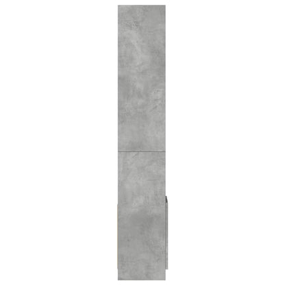 Skap Betonggrå 92x33x180 cm
