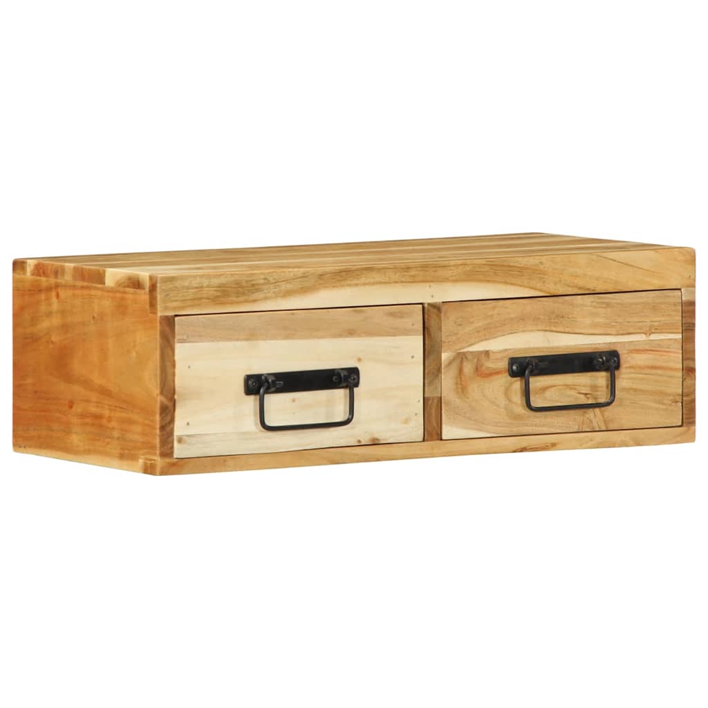 TV-Møbel Tre Tv-benk Veggmontert 60x30x19 cm heltre akasie