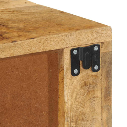 TV-Møbel Tre Tv-benk Veggmontert 80x30x19 cm grovt heltre mangotre