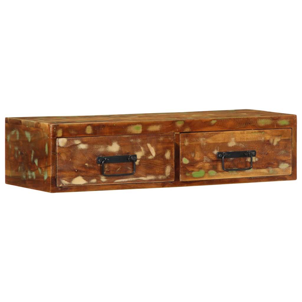 TV-Møbel Tre Tv-benk Veggmontert 80x30x19 cm gjenvunnet heltre