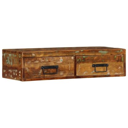 TV-Møbel Tre Tv-benk Veggmontert 80x30x19 cm gjenvunnet heltre