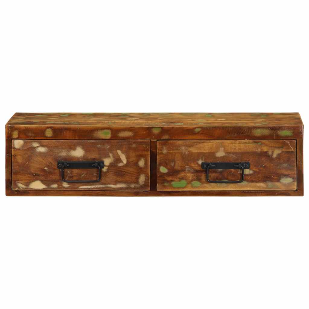 TV-Møbel Tre Tv-benk Veggmontert 80x30x19 cm gjenvunnet heltre