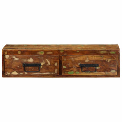 TV-Møbel Tre Tv-benk Veggmontert 80x30x19 cm gjenvunnet heltre