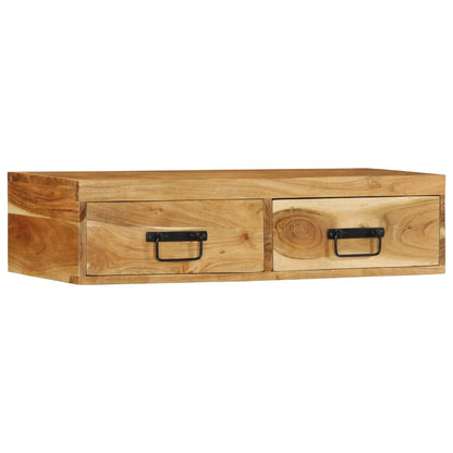 TV-Møbel Tre Tv-benk Veggmontert 80x30x19 cm heltre akasie