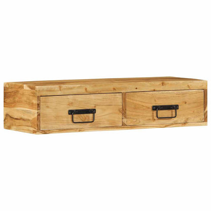 TV-Møbel Tre Tv-benk Veggmontert 80x30x19 cm heltre akasie