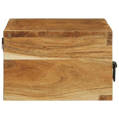 TV-Møbel Tre Tv-benk Veggmontert 80x30x19 cm heltre akasie