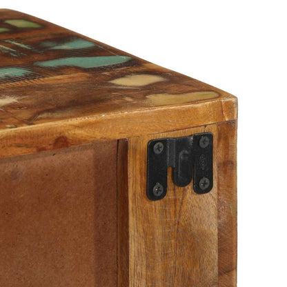 TV-Møbel Tre Tv-benk Veggmontert 100x30x19 cm gjenvunnet heltre