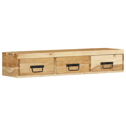 TV-Møbel Tre Tv-benk Veggmontert 100x30x19 cm heltre akasie