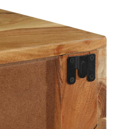 TV-Møbel Tre Tv-benk Veggmontert 100x30x19 cm heltre akasie