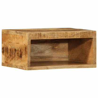 TV-Møbel Tre Tv-benk Veggmontert 40x30x19 cm grovt heltre mangotre