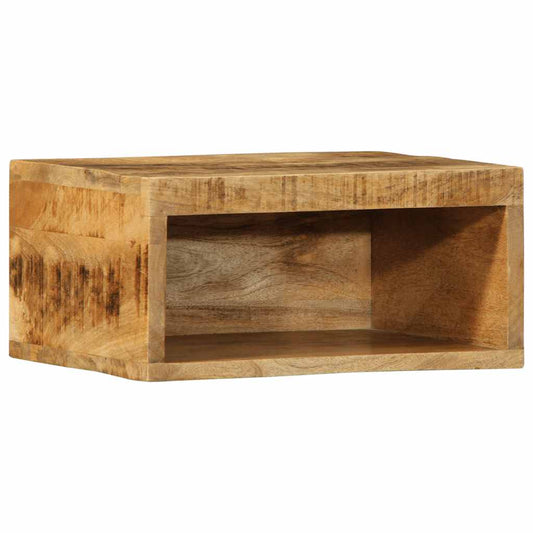 TV-Møbel Tre Tv-benk Veggmontert 40x30x19 cm grovt heltre mangotre