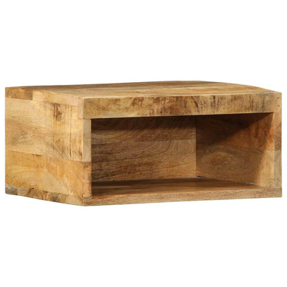 TV-Møbel Tre Tv-benk Veggmontert 40x30x19 cm grovt heltre mangotre