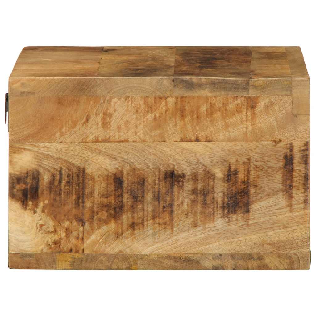 TV-Møbel Tre Tv-benk Veggmontert 40x30x19 cm grovt heltre mangotre