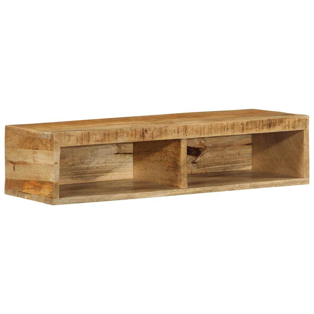 TV-Møbel Tre Tv-benk Veggmontert 80x30x19 cm grovt heltre mangotre