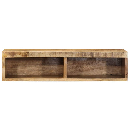 TV-Møbel Tre Tv-benk Veggmontert 80x30x19 cm grovt heltre mangotre