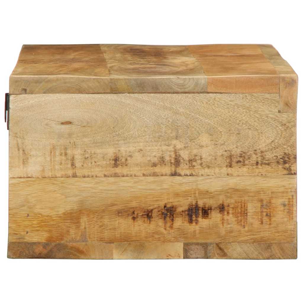 TV-Møbel Tre Tv-benk Veggmontert 80x30x19 cm grovt heltre mangotre