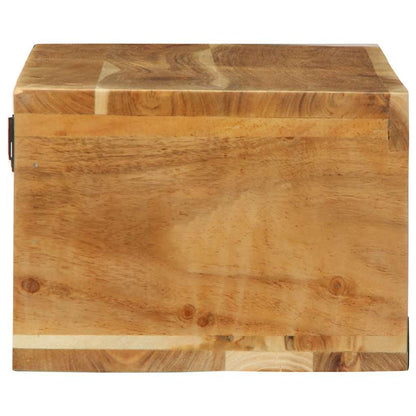TV-Møbel Tre Tv-benk Veggmontert 80x30x19 cm heltre akasie