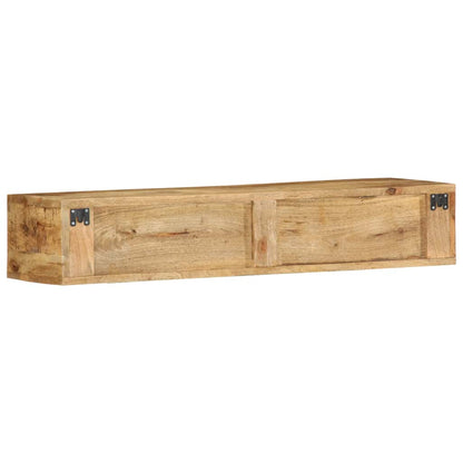 TV-Møbel Tre Tv-benk Veggmontert 100x30x19 cm grovt heltre mangotre