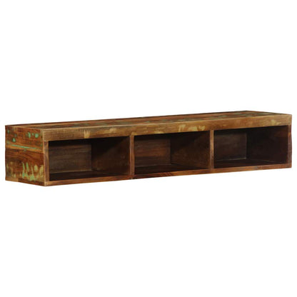 TV-Møbel Tre Tv-benk Veggmontert 100x30x19 cm gjenvunnet heltre