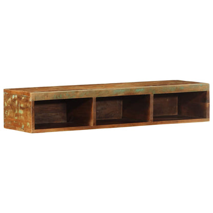 TV-Møbel Tre Tv-benk Veggmontert 100x30x19 cm gjenvunnet heltre