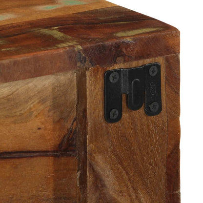 TV-Møbel Tre Tv-benk Veggmontert 100x30x19 cm gjenvunnet heltre