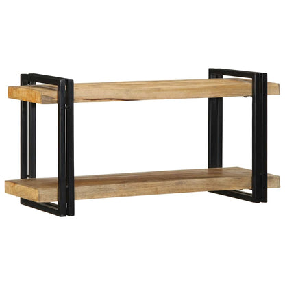 Vegghylle Tre 90x33x45 cm grovt heltre mangotre