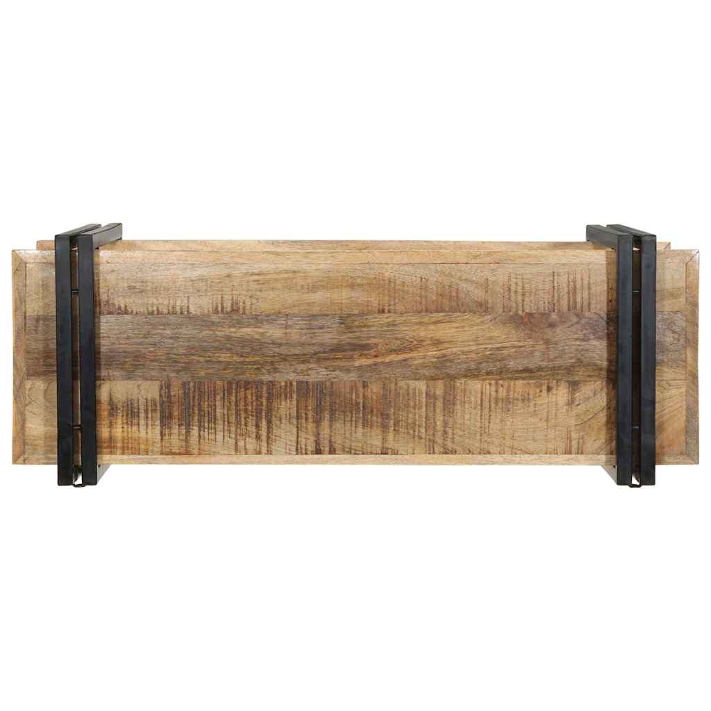 Vegghylle Tre 90x33x45 cm grovt heltre mangotre