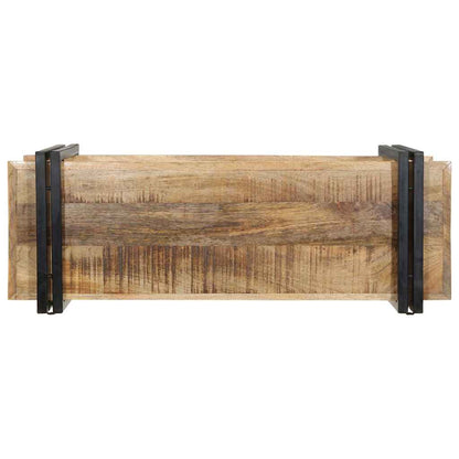 Vegghylle Tre 90x33x45 cm grovt heltre mangotre