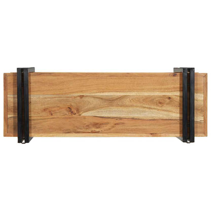 Vegghylle Tre 90x33x45 cm heltre akasie