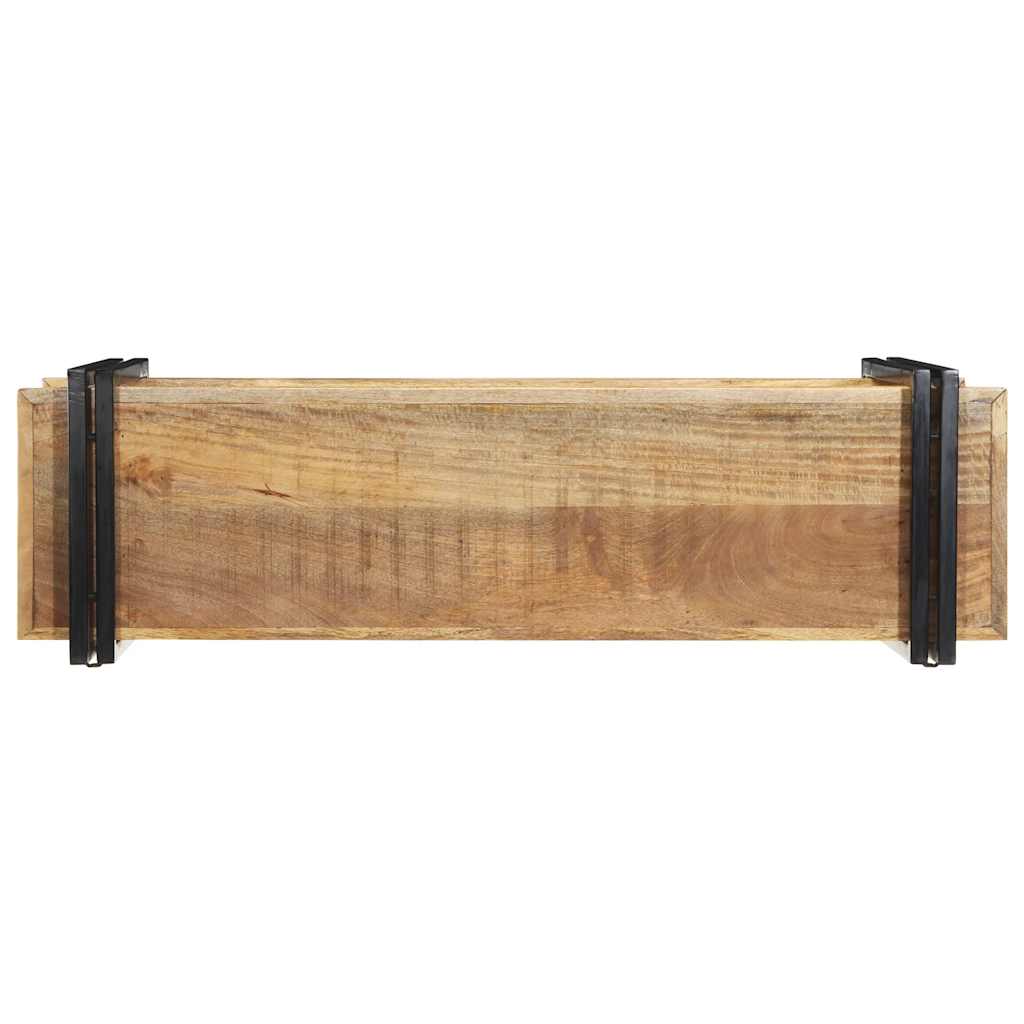 Vegghylle Tre 110x33x45 cm grovt heltre mangotre
